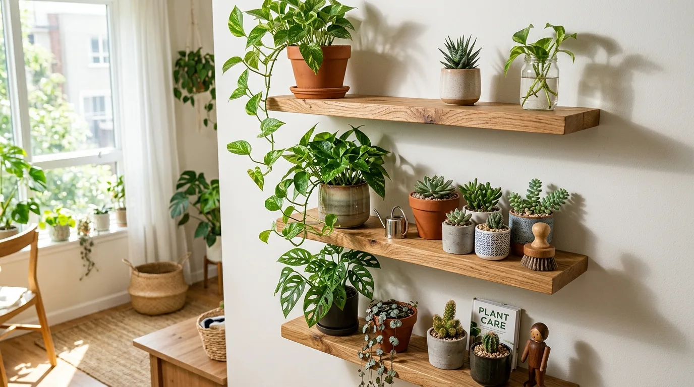 12 Best Indoor Plant Shelf Ideas for Small Spaces